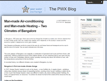 Tablet Screenshot of blog.peerwater.org